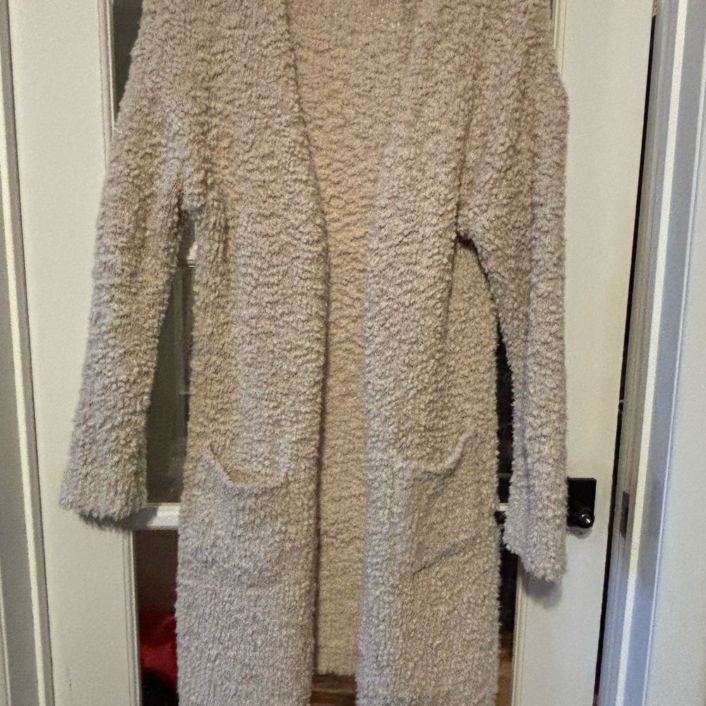 Pink Rose Textured Cardigan